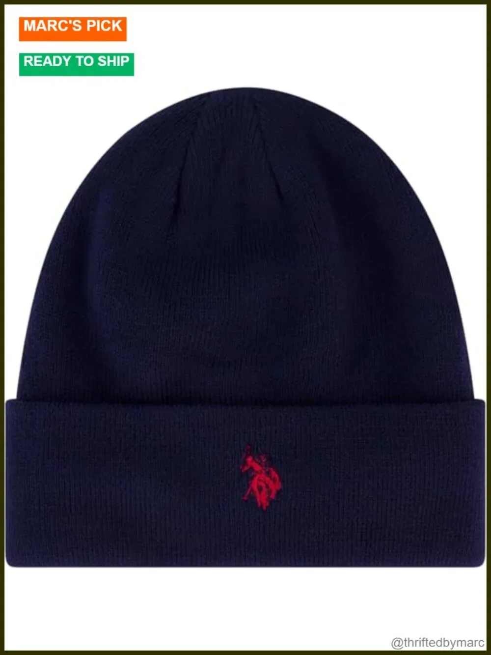 Knit Beanie Hat with Sherpa Lining, Warm Winter Cap for Men and Women